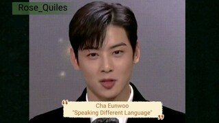 Cha Eunwoo "Speaking Different Language" #chaeunwoo #foryou