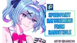 Speedpaint Miku RabbitHole by Karkevu