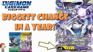 Most Important Digimon Card in Over a Year! Dual-Color! Jogress! Mastermon! (Digimon TCG News)