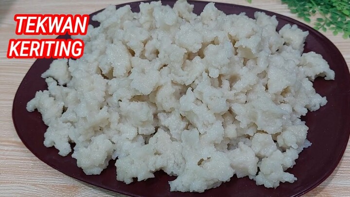 Begini cara membuat TEKWAN IKAN yg enak lembut kenyal // putih keriting