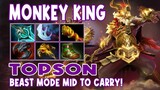 Monkey King Topson Highlights BEAST MODE MID TO CARRY - Dota 2 Highlights - Daily Dota 2 TV