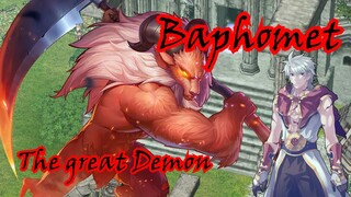 Lore Ragnarok : Baphomet The Great Demon ประวัติบาโฟ