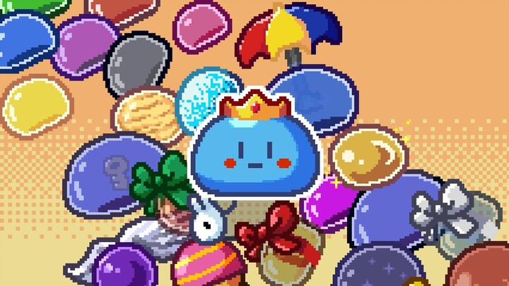 [Pixel Animation] Gia đình Slime [Sản phẩm duy nhất dành cho bữa tiệc mừng năm mới 2024 của Terraria