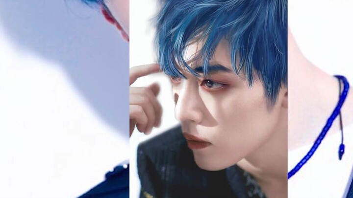 [Bo Jun Yi Xiao] Dye Teacher Xiao a child’s blue hair