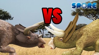 Triceratops vs Torosaurus | Dinosaur Deathmatches [S4E10] | SPORE