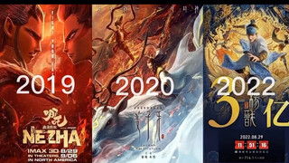 Nezha in 2019, Jiang Ziya in 2020, Yang Jian in 2022