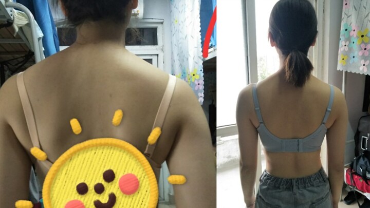 Sebulan lengan angsa balet yang indah + latihan trapezius tipis zoey liar hari Sabtu, bagian belakan