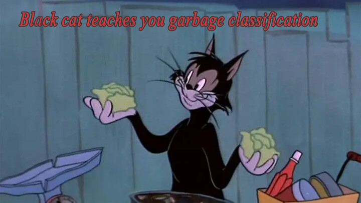 Autotune Remix | Tom And Jerry | Black Cat Doing Waste Sorting