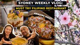 THE BEST place for FILIPINO FOOD in Sydney NSW? Weekly Vlog Book Shopping + Botanical Garden Visit