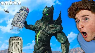 Playing As A MONSTER In GTA 5.. (Rampage Mod)