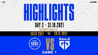 Highlights EDG vs GEN [Game 1][Vòng Bán Kết][CKTG 2021][31.10.2021]