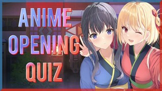 Anime Opening Quiz #3 (Last 5 Seconds) - 50 Openings