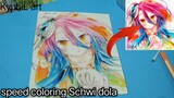 speed coloring Schwi dola | No Game No Life Zero