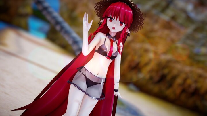 [Arknights MMD Obsidian Festival] Swimsuit Red Bean - Comet ハネムーン