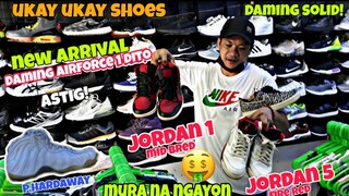 DAMING SOLID!new arrival pero mura na ngayon JORDAN AIRFORECE 1 at iba pa!ukay shoes aurora cubao