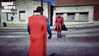 GTA 5 - Superman VS Magneto