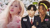 Korean teen and British React to Rose - 'On The Ground'