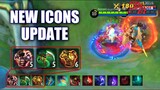 I LOVE THESE ICONS UPDATE! ADVANCE SERVER UPDATE | MOBILE LEGENDS