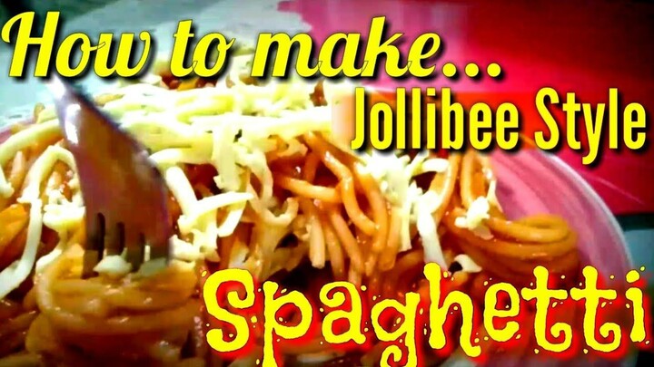 How to make Jollibee Style Spaghetti