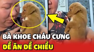 Đáng yêu với màn KHOE CHÁU rất DỄ ĂN DỄ CHIỀU của bà ngoại 😍 | Yêu Lu