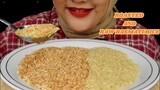 CRUNCY|ASMR RAW RICE EATING |ROASTED BASMATI RICE AND RAW BASMATI RICE |PAKE CENTONG| ASMR INDONESIA