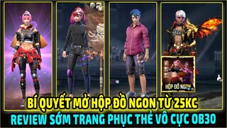 Bí Quyết Mở Hộp Đồ Ngon Từ 25KC Lấy Quần Garena Siêu Hiếm, HĐ Cắm Cờ, Gói Nàng Thơ,... || Free Fire