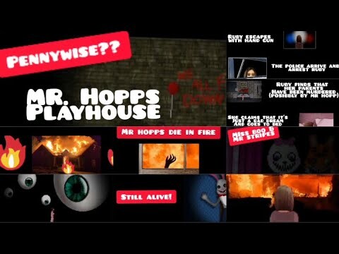 MR HOPPS PLAYHOUSE ALL ENDING, SECRET ROOM, MYSTERY IN 7 MINUTES