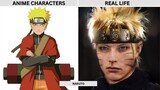 NARUTO CHARACTERS IN REAL LIFE - ANIMO RANKER