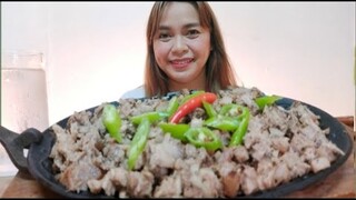 SIZZLING SISIG KAPAMPANGAN MUKBANG