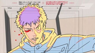 Jujutsu Kaisen 2nd Issue Episode 13 The original drawing of the fight between Japanese knotweed and 