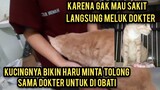 Masya Allah Kucing Ini  Sakit Fip Minta Tolong Sama Dokter Supaya Di Obati Sampai Meluk.!