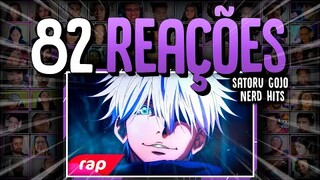 82 Reações | Rap do Satoru Gojo (Jujutsu Kaisen) - MAIS PODEROSO DESSE MUNDO TODO | NERD HITS