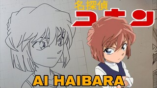 menggambar karakter anime detektif Conan AI HAIBARA