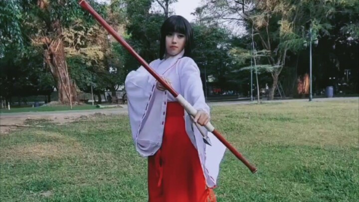 behind the scene potses kikyo _Inuyasha_