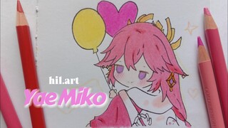 Drawing | Yae Miko (Genshin Impact)