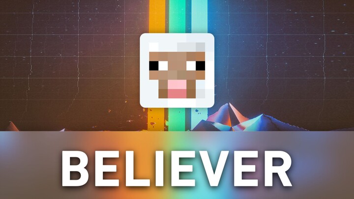 [Musik Hantu]Minecraft Menyanyikan Believer Menggunakan Seekor Kambing
