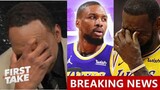 FIRST TAKE | Stephen A [BREAKING] Lakers seriously considering of trading LeBron for Dillian Lillard
