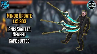 Vampire's Fall: Origins - Minor Update 1.15.903 - Ignis Sagitta NERFED - Cape BUFFED