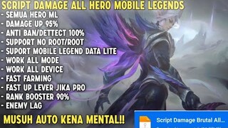 Script Damage Mobile Legends + Attack Speed No Password Patch Terbaru | Mobile Legends