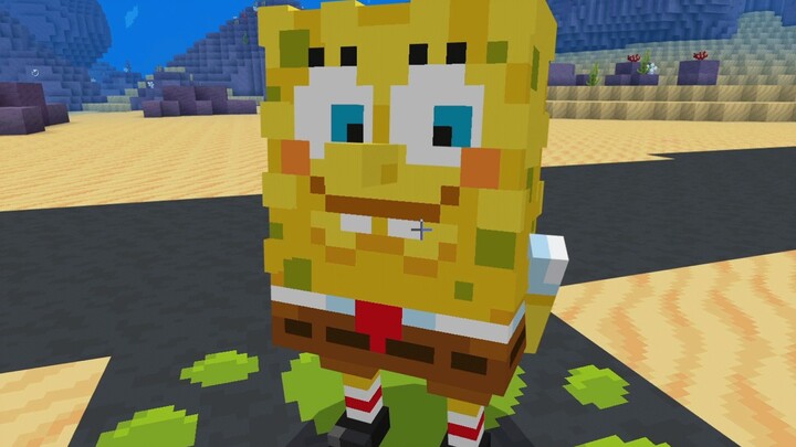 Minecraft SpongeBob SquarePants DLC I actually became SpongeBob SquarePants’ wife? And even did a ro