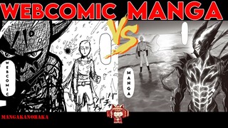 Saitama vs Garou | Webcomic vs Manga | One Punch Man
