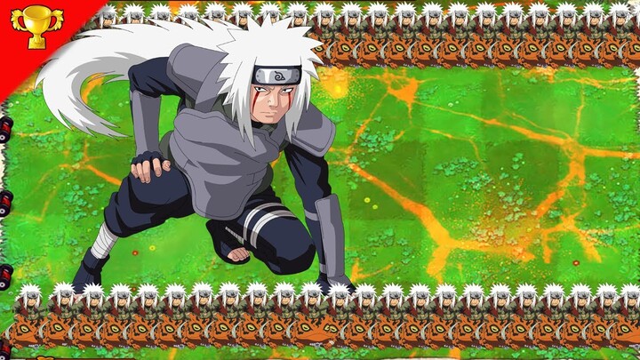 Plants vs Zombies Hack ❄Jiraiya vs Doom shroom  vs football obito face zombies ❤149