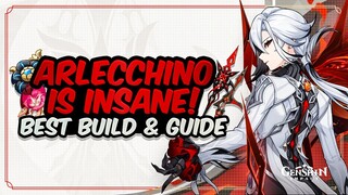 COMPLETE ARLECCHINO GUIDE! Best Arlecchino Build - Artifacts, Weapons & Showcase | Genshin Impact