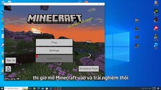 Cách Tải Minecraft Bedrock trên máy tính !!