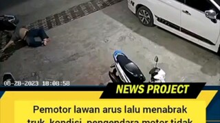 akibat ugal ugalan di jalan....