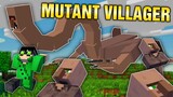 Chất độc Biến thành Dân làng Đột biến Mutant Villager kinh dị trong Minecraft