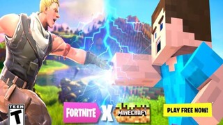 Fornite X Minecraft 😱😱😱