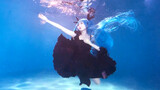 Cảnh quay dưới nước của các cô gái ở biển sâu là một giấc mơ trở thành hiện thực ~ [cảnh quay]