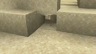 When mining sand in AI Minecraft, will the sand above fall off?