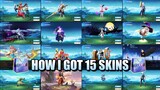HOW I GOT 15 SKINS IN THE DOUBLE 11 EVENT - COMING SOON ON OFFICIAL SERVER